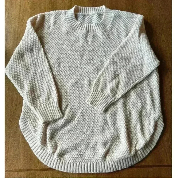 NWT SHEIN Plus Drop Shoulder Curved Hem Sweater SIZE 2XL - Picture 5 of 11